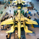 Illustration for article titled These Riveting Photos Show How Russias Su-34 Fullback Fighter-Bombers Get Built